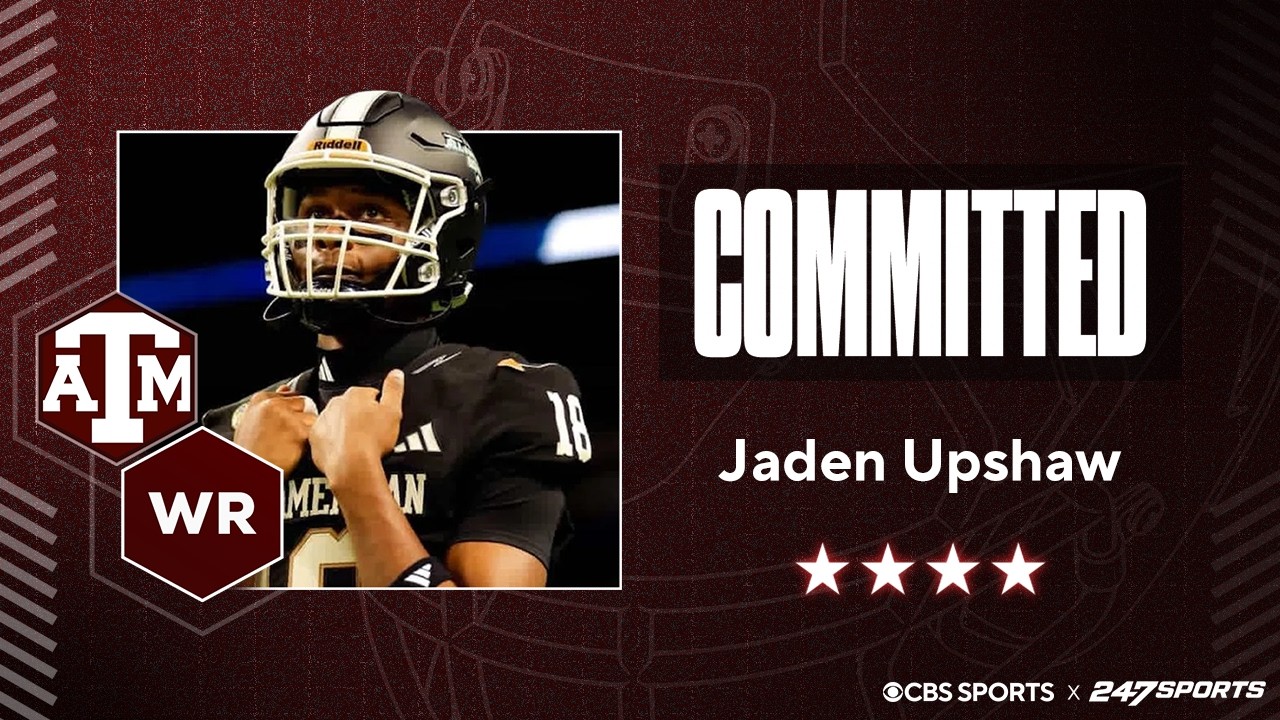 WATCH: 4-star WR Jaden Upshaw commits to Texas A&M | No. 12 WR in the Country