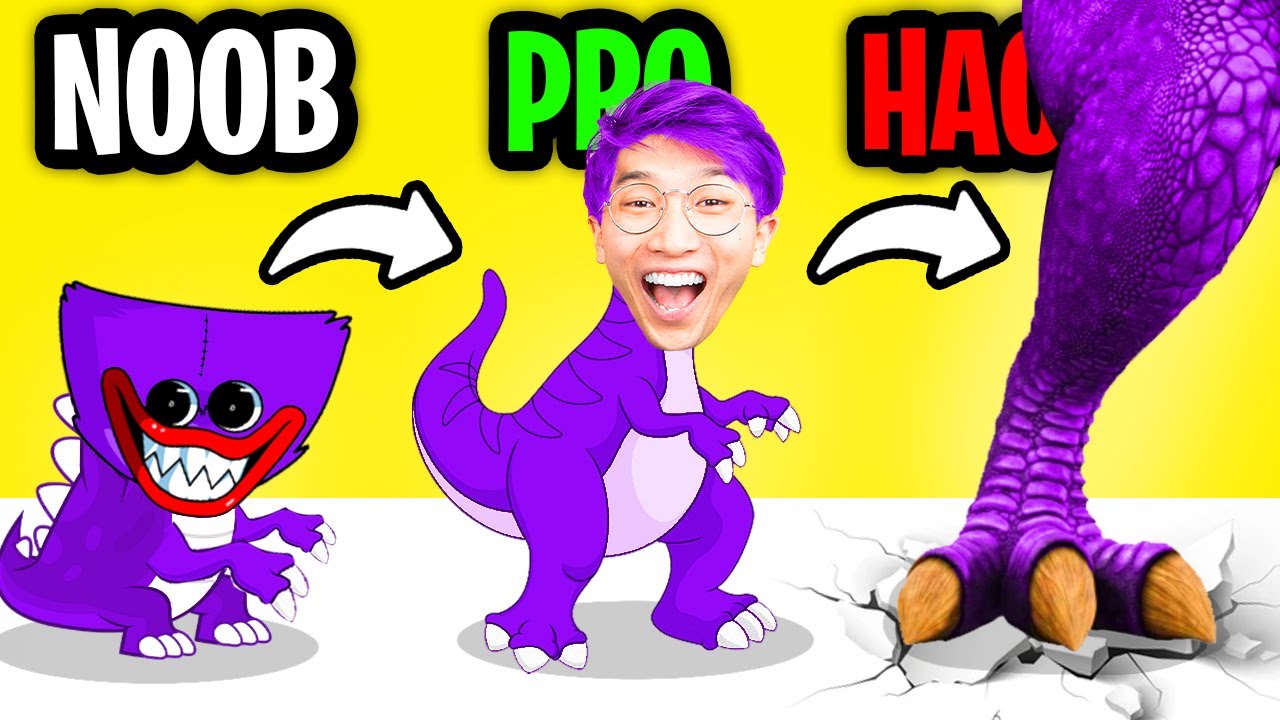 NOOB vs PRO vs HACKER In DINO HUNTING!? (ALL LEVELS!)