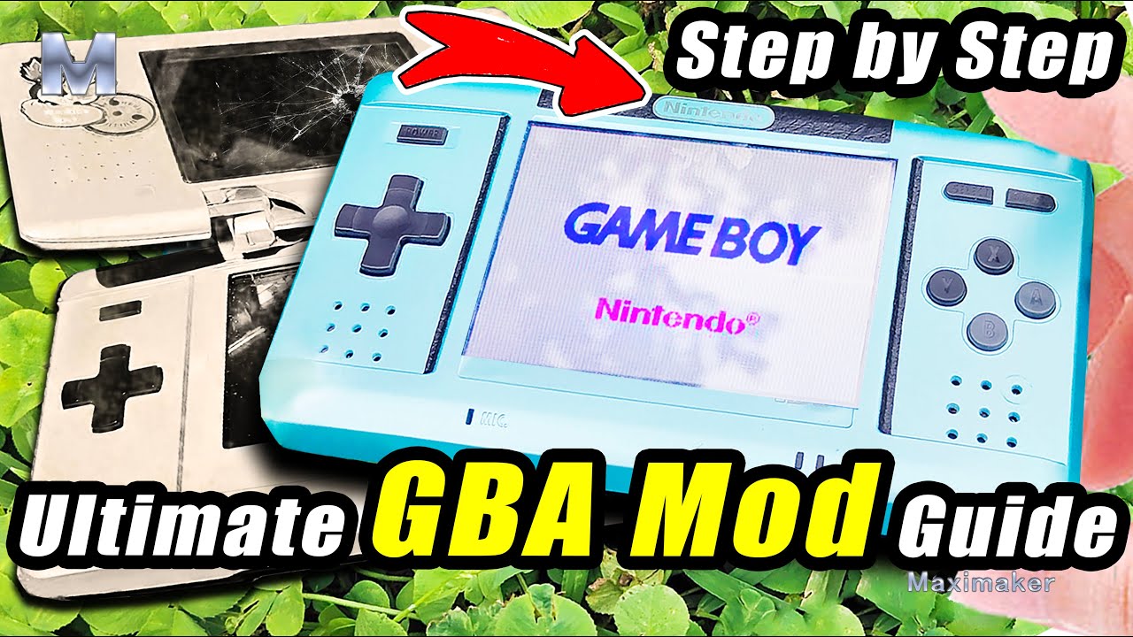 I Hacked My Broken NDS into a GBA Macro – With Stereo and Backlight! Gameboy Macro Advance Handheld