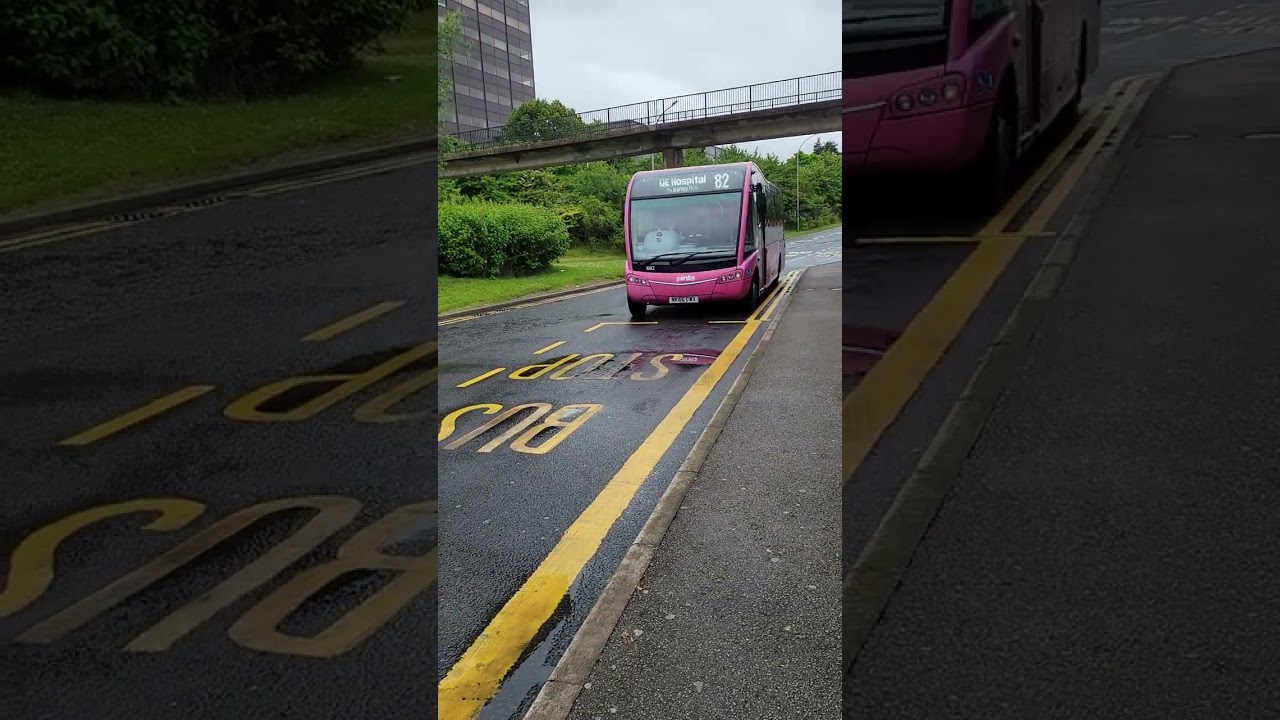 Little Pinks 82 to QE Hospital - Go North East 682 - NK66 CWX #shorts