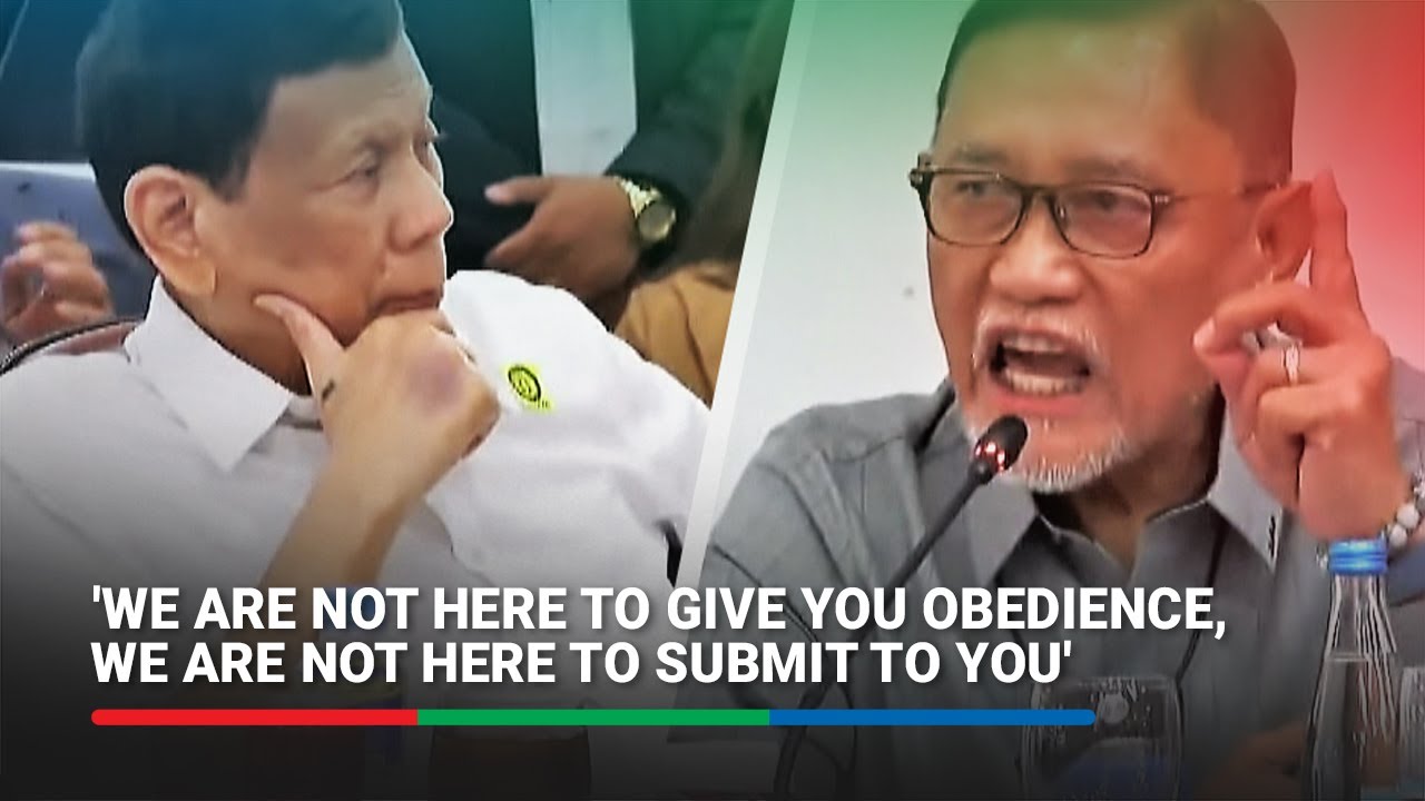 'Kapag kayo nagmura...': Abante warns Duterte against cursing at quad comm probe | ABS-CBN News