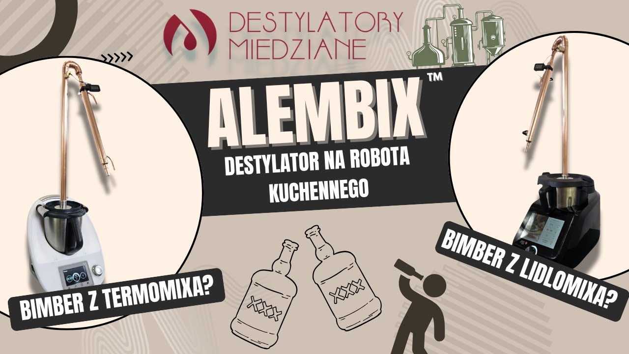 Alembix™- destylator na robota kuchennego: Termomix/Lidlomix- Bimbromix!