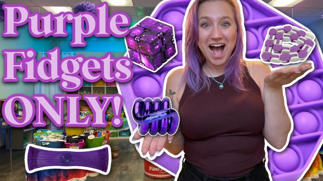 Purple Fidgets ONLY! 💜🍇😈| NO BUDGET! 🤑🤑🤑