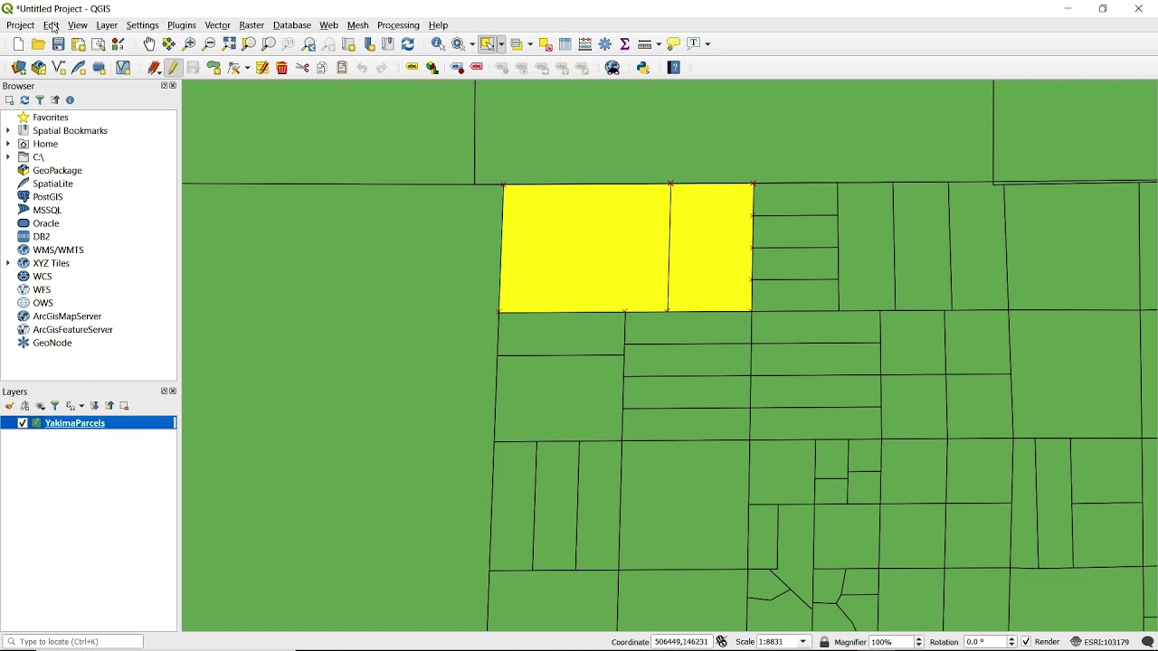 Объединение и растворение географических объектов в QGIS