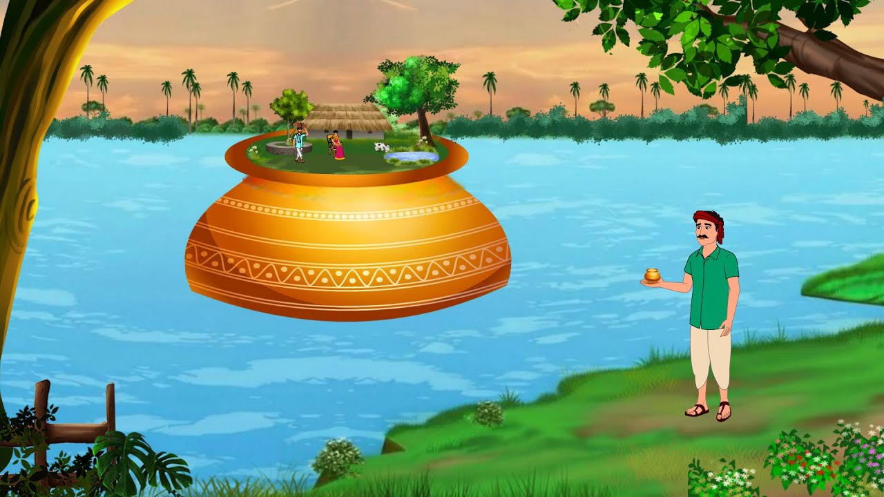 जादुई मटके में रहस्यमई गाँव | Hindi Story | Hindi Kahani | Moral Stories | cartoon story