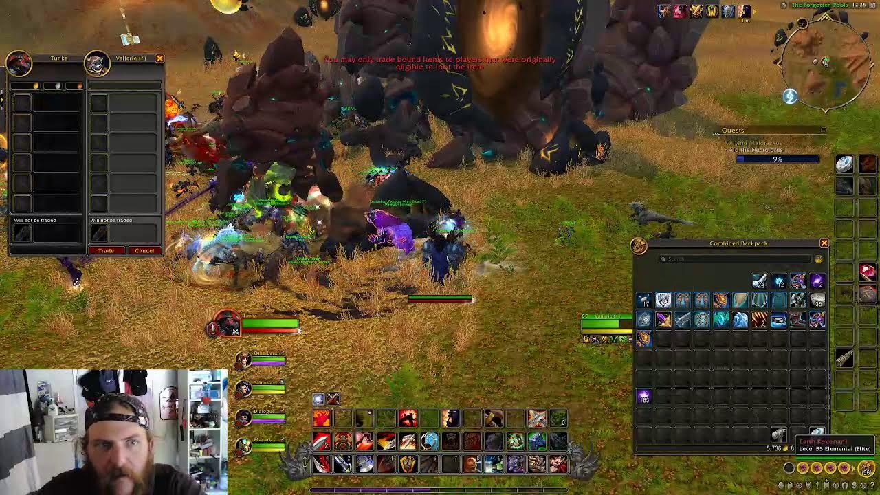 World Of Warcraft.   Dragon flight prepatch event,  quests and leveling.