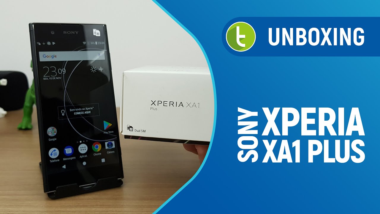 Sony Xperia XA1 Plus: unboxing e primeiras impressões | TudoCelular.com