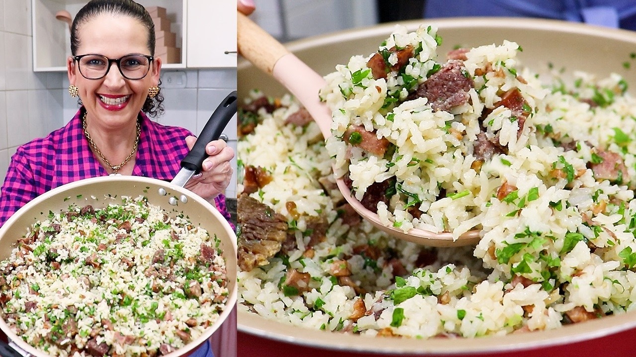 ARROZ CARRETEIRO COMPLETO, SUPER FÁCIL E DELICIOSO - O MELHOR QUE JÁ FIZ! Isamara Amâncio