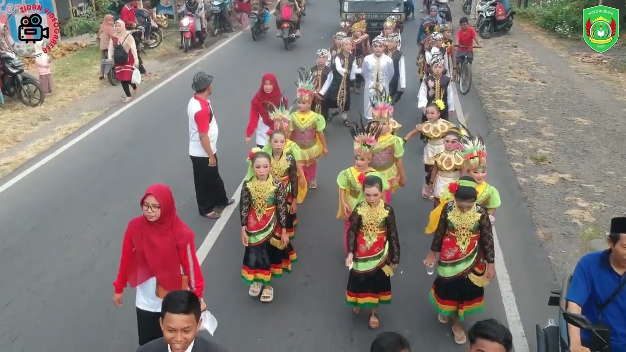 Pawai Pawai Budaya SDN 2 Buduan - Suboh Dalam Rangka Malam Pisah Kenang dan apresiasi