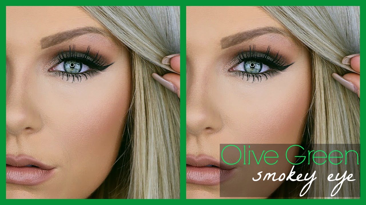 Olive Green Smokey Eye | Makeup Tutorial