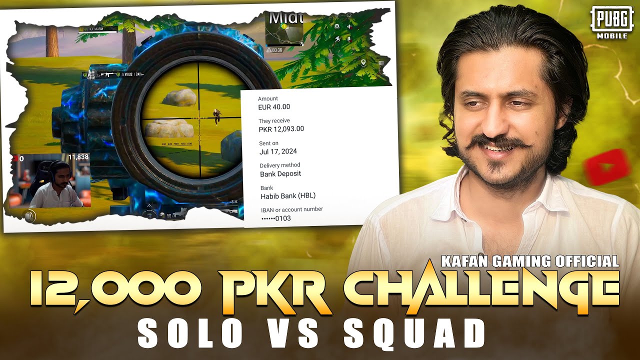 12,000 PKR CHALLENGE  MATCH 😮 - SOLO VS SQUAD - OCEAN ODYSSEY CLASSIC GAMEPLAY