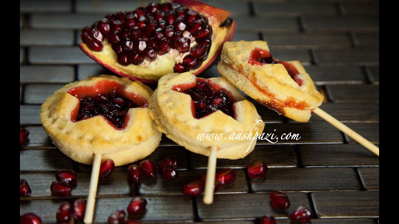 Pomegranate Lollipop Pie Recipe 4K