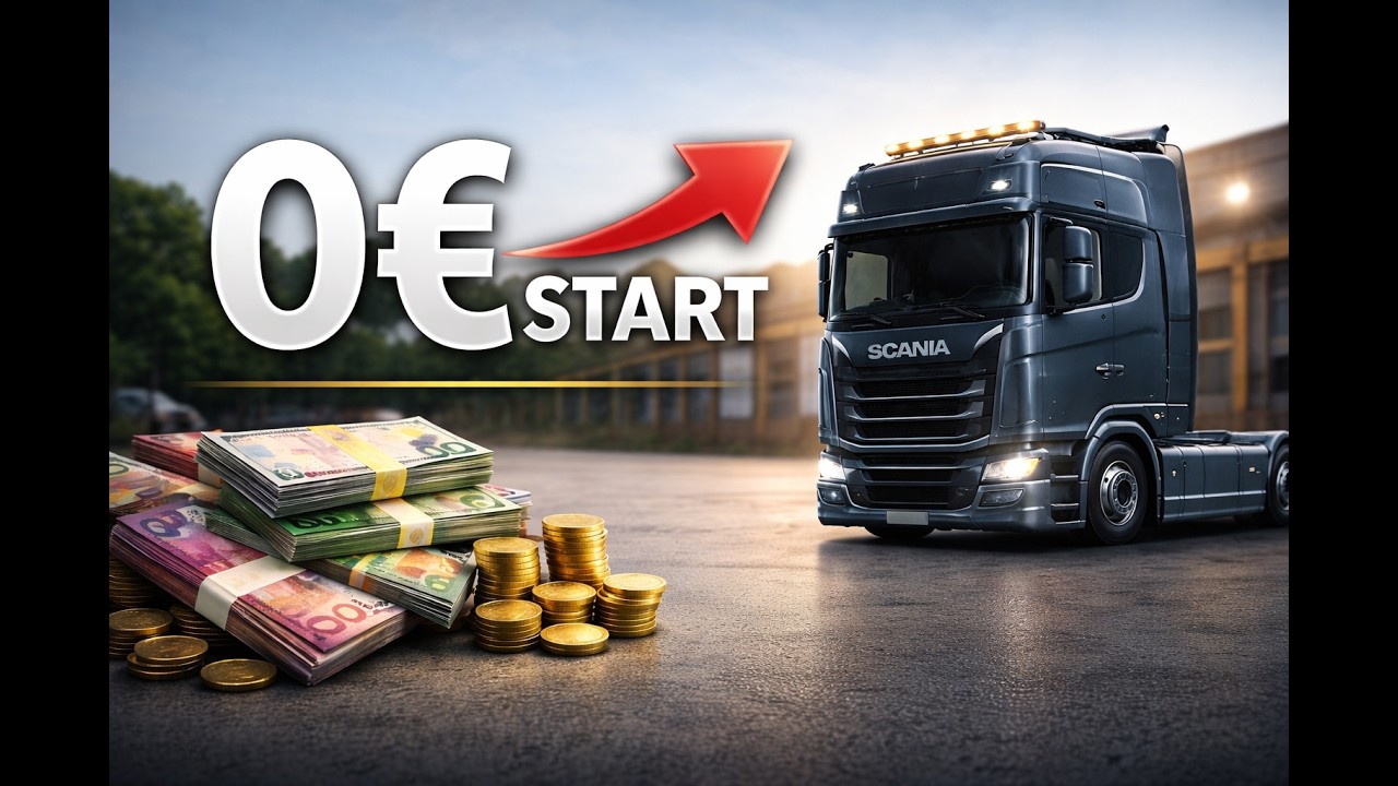 Von 0€ zum eigenen LKW – Der Anfang meiner Spedition | ETS2 #1