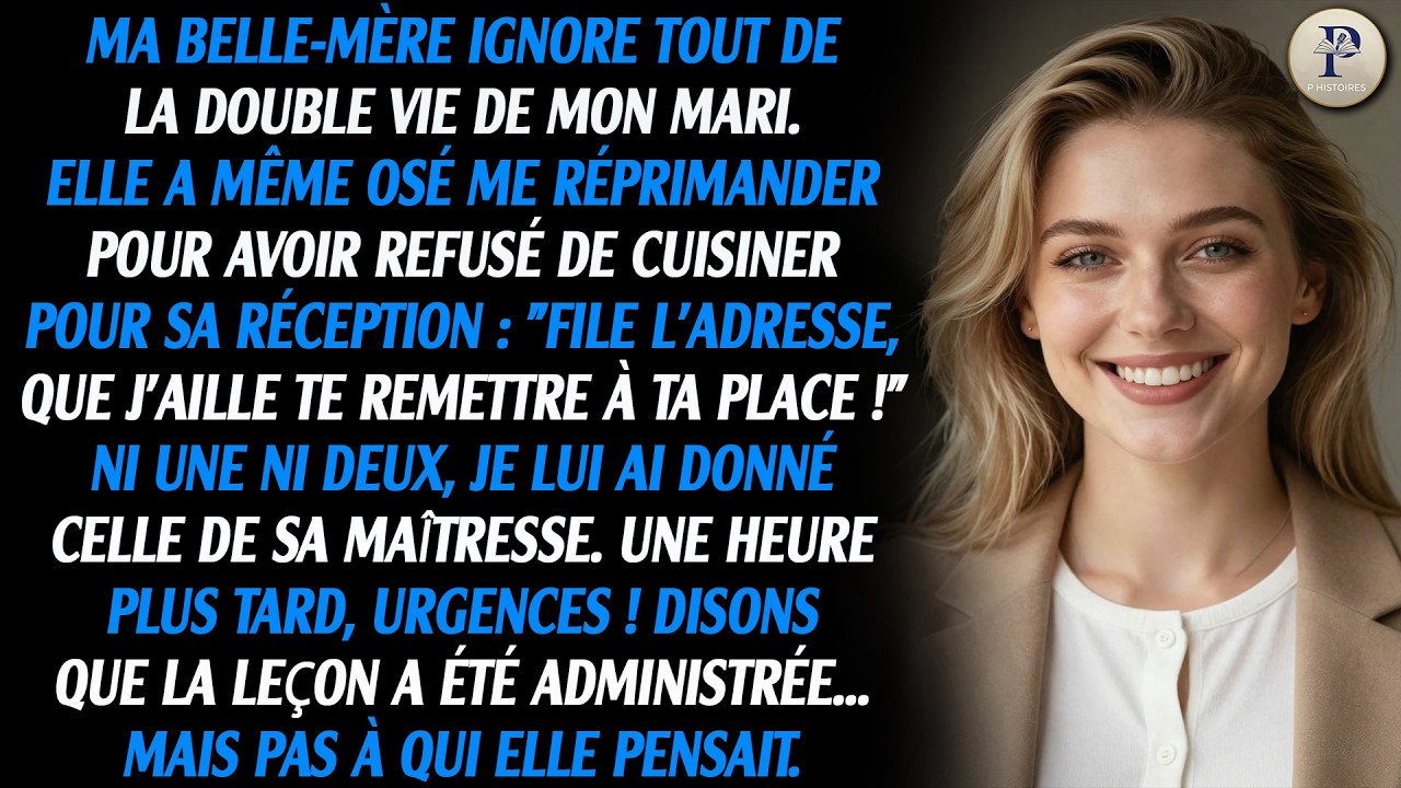 Ma belle-mère a demandé mon adresse pour me 