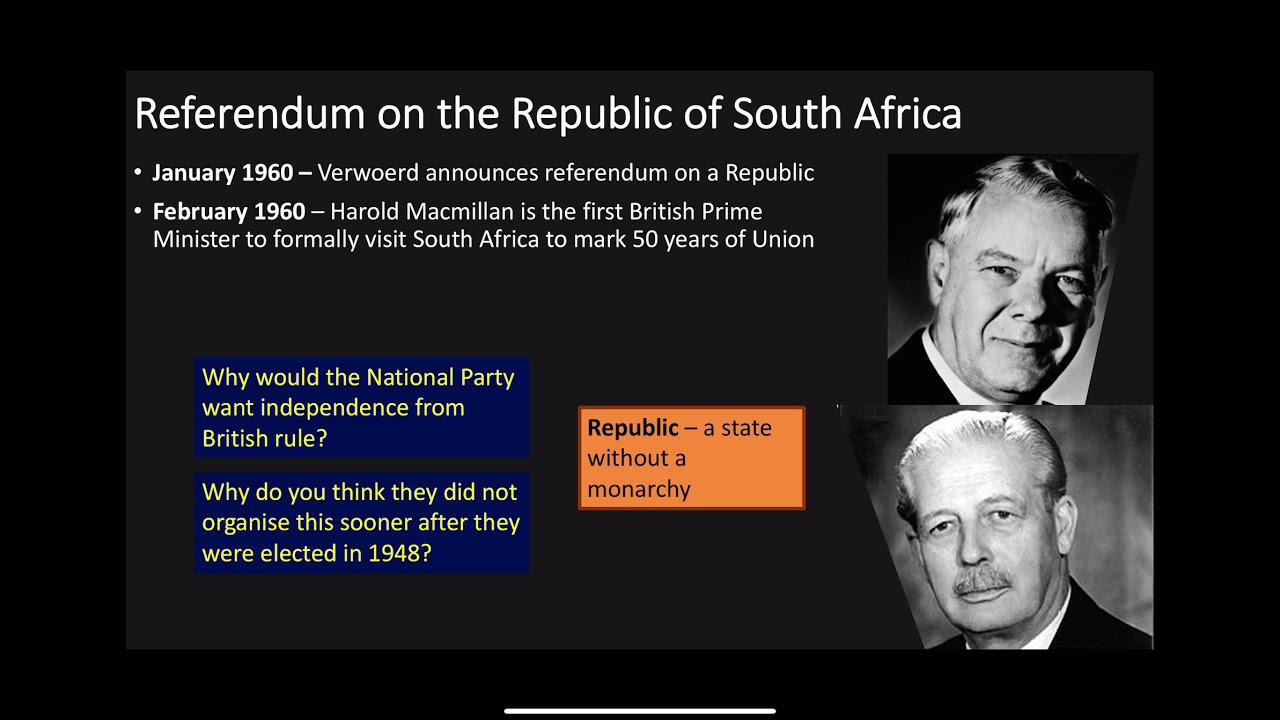 01. Why did South Africa Severe its ties with Britain?