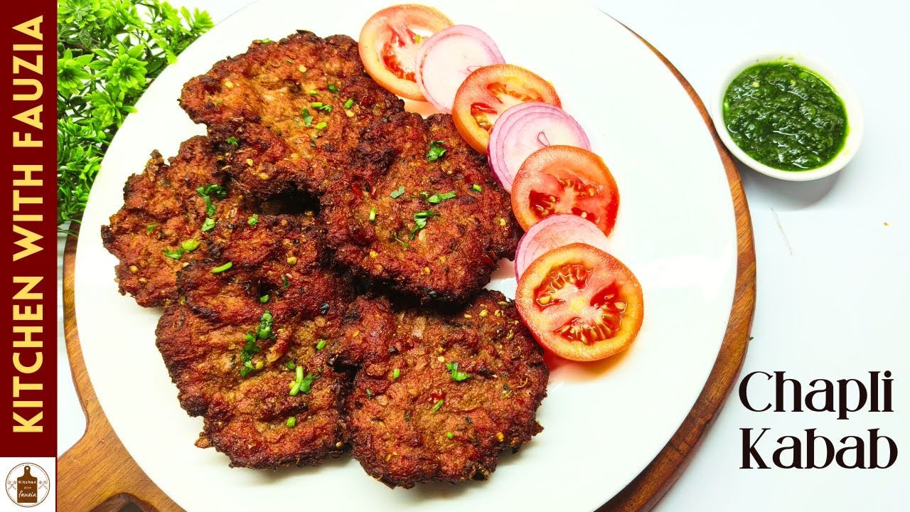 Chapli Kabak Recipe | Chapli Kabab | Kabab Recipe | Kitchen with Fauzia #easy #recipe #cooking #food