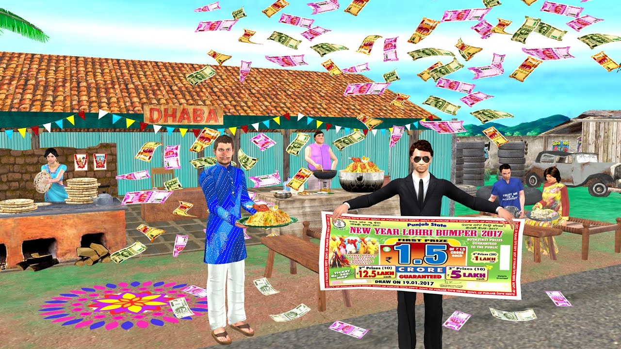 Dhaba Owner Fortune Story Lottery Ticket 10 Crore Hindi Kahaniya Moral Stories Funny Comedy Video