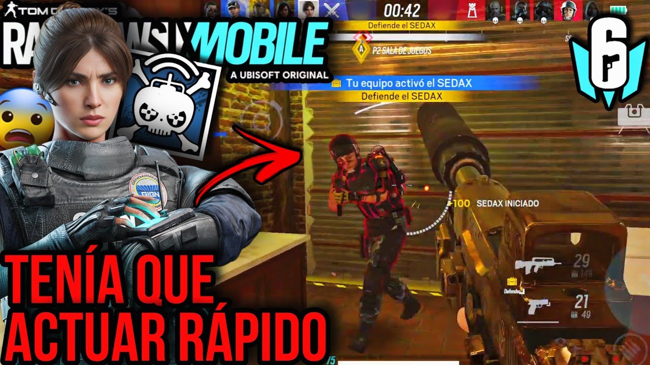 NO NOS DEJABAN PASAR! MOMENTO COMPLICADO! 😲😬 Rainbow Six Mobile R6M