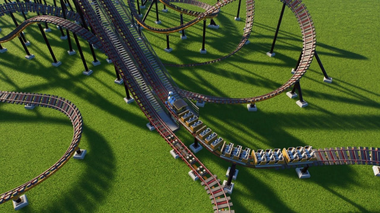 Giant Mine Train Coaster Offride (made by Jameszzz)