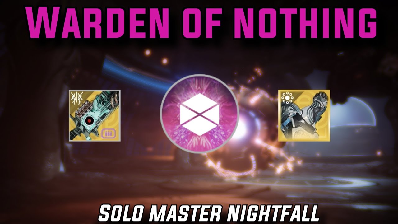 Solo Flawless Master Nightfall Warden of Nothing Prismatic Titan w/ The Lament [Destiny 2]