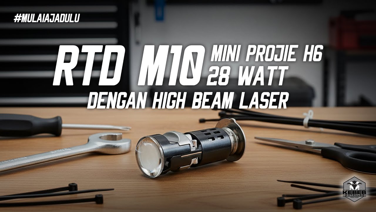 KEBEBMV | AKHIRNYA LAUNCHING RTD M10, MINI PROJIE H6 + LASER HIGH BEAM‼️KAYA GIMANA SIH⁉️