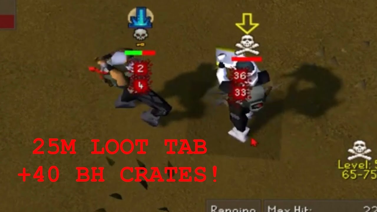 PURE PKING AND SELLING LOOT TAB +40 BOUNTY HUNTER CRATES ! - OSRS PK COMMENTARY