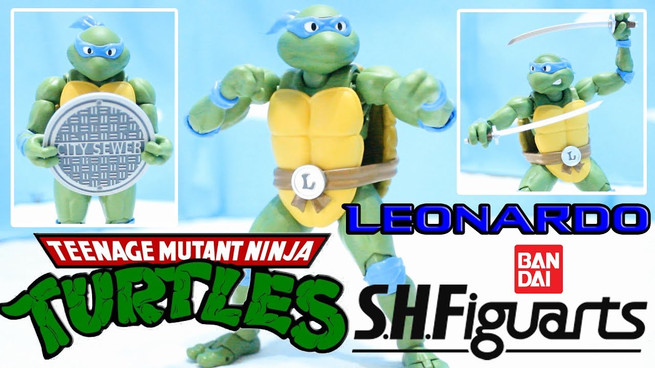 (ESPAÑOL) TORTUGAS NINJA 1987 - Leonardo - S.H.figuarts - figura - juguete - review - reseña