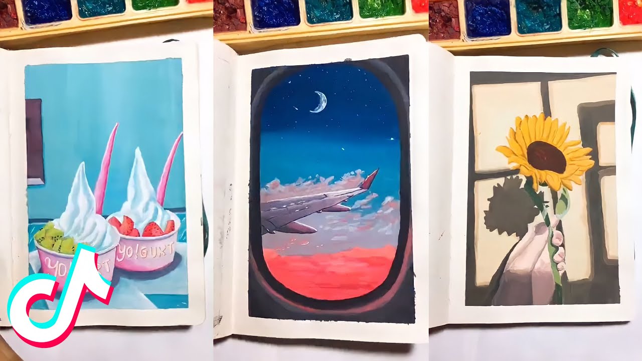 People Painting Things on TikTok for 17 Minutes Straight 🎨✨