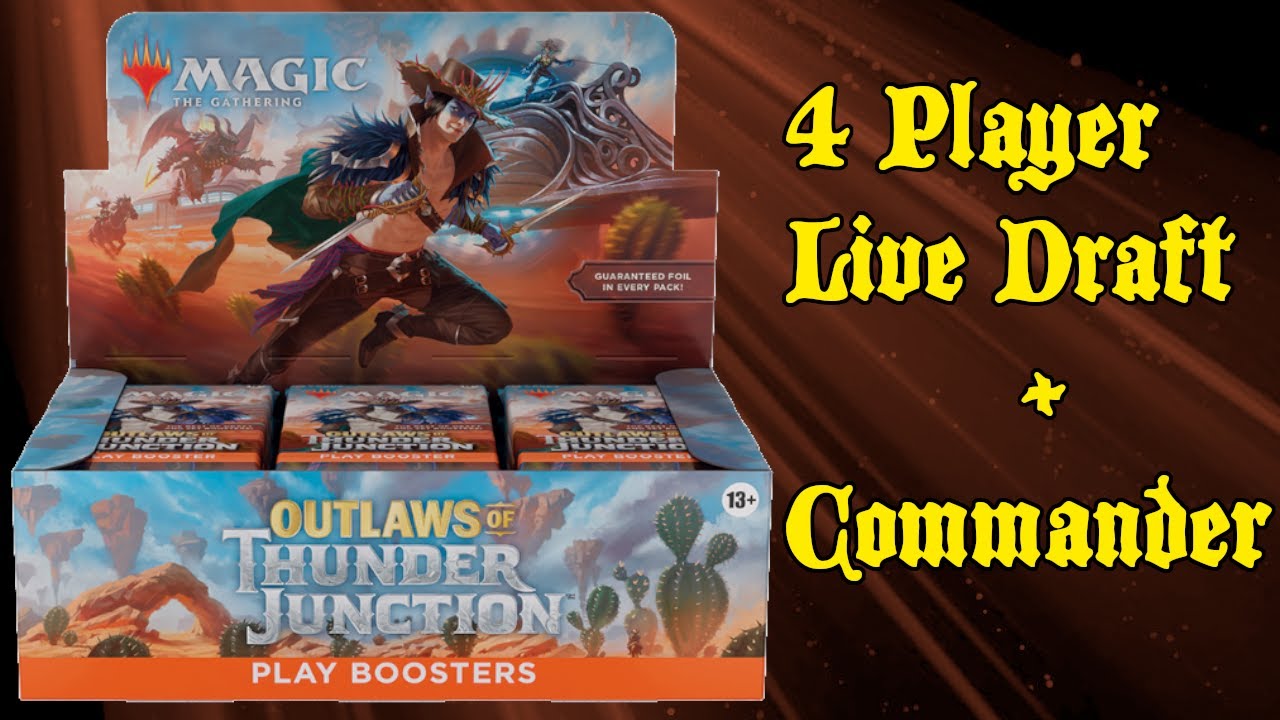 Outlaws of Thunder Junction MTG 4 Player Draft | Magic the Gathering