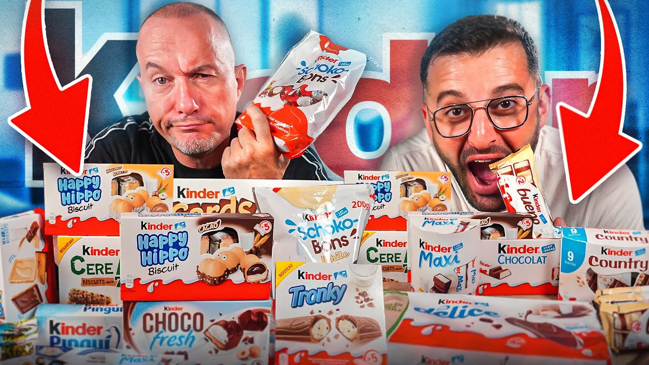 On a gouté tous les Kinder de France !