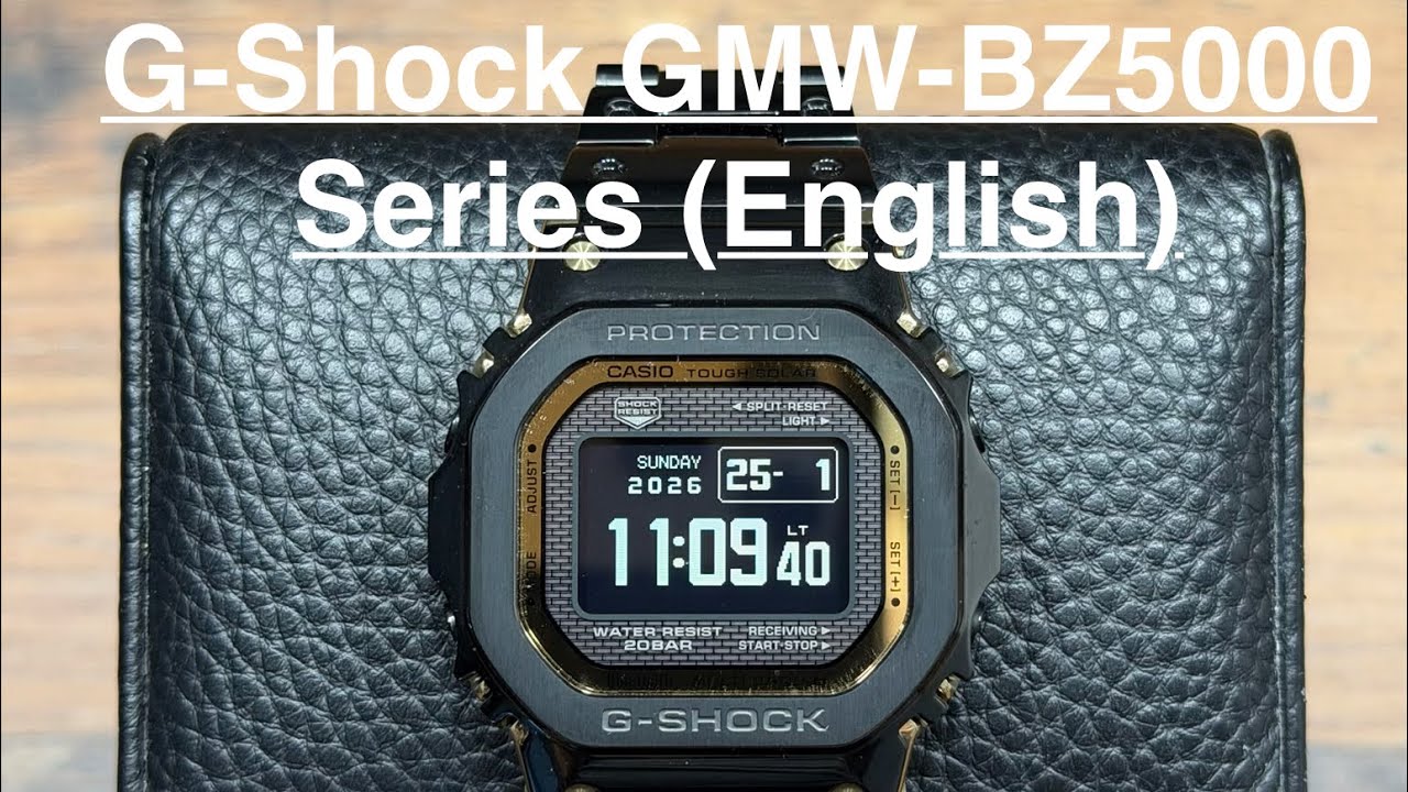Casio G-Shock GMW-B-5000 Series Review (English)