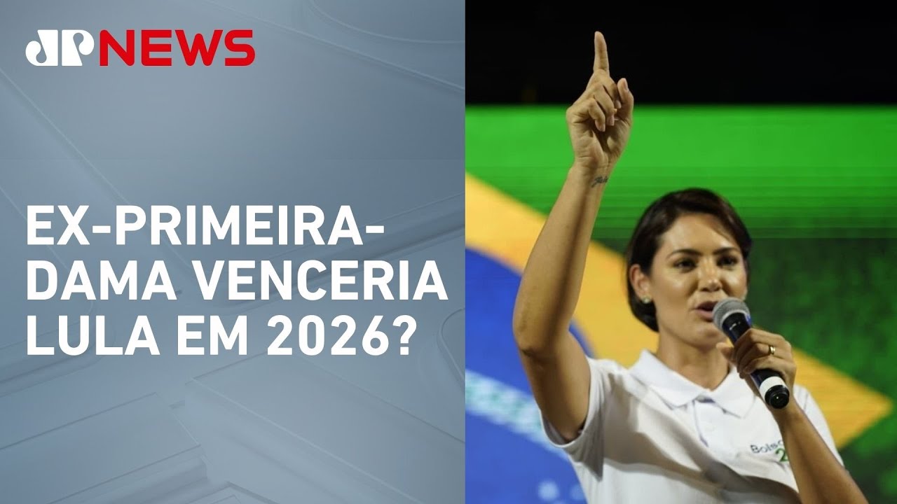 “Não existe democracia sem Jair Bolsonaro”, afirma Michelle em evento do PL em São Paulo