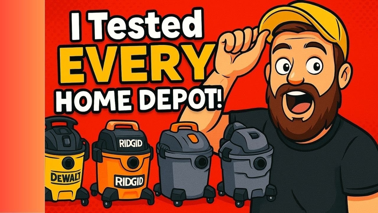 I Bought EVERY Shop Vac at Home Depot… One Surprised Me!