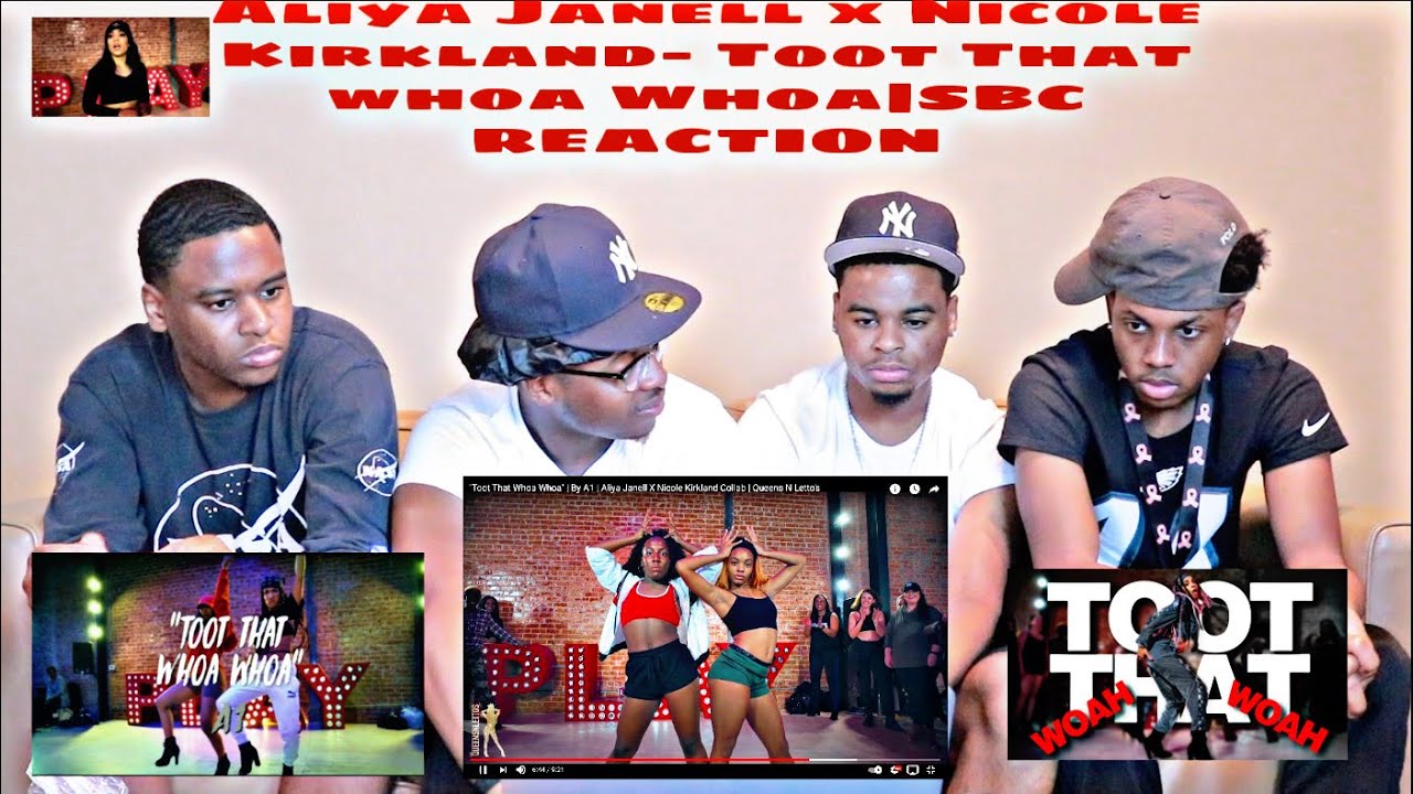 Aliya Janell X Nicole Kirkland- Toot That Whoa Whoa Choreography|SBC REACTION