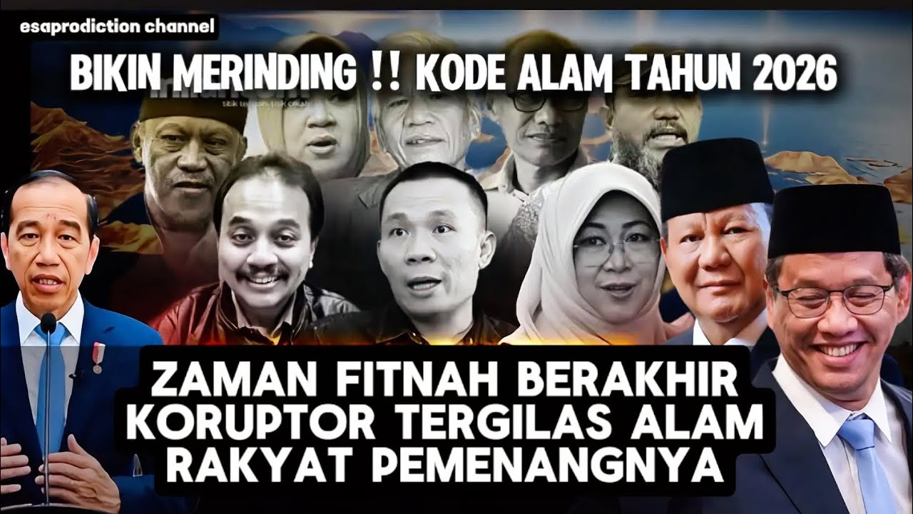MERINDING KODE ALAM 2026 !! ZAMAN FITNAH BERAKHIR - KORUPTOR TERTANGKAP - RAKYAT PEMENANGNYA