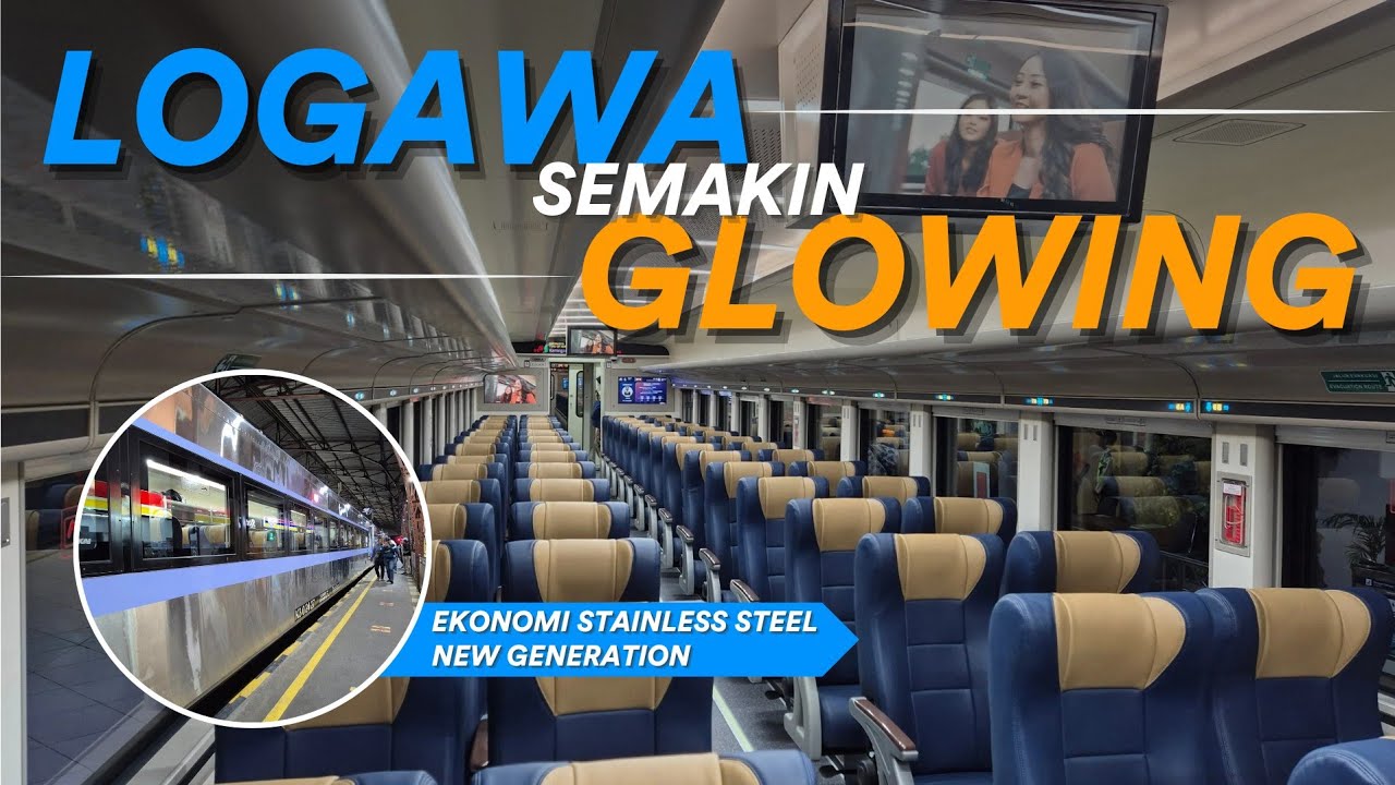 UPGRADE MAKSIMAL ANTI ADU DENGKUL!! Perdana Naik KA LOGAWA Ekonomi New Generation 2024