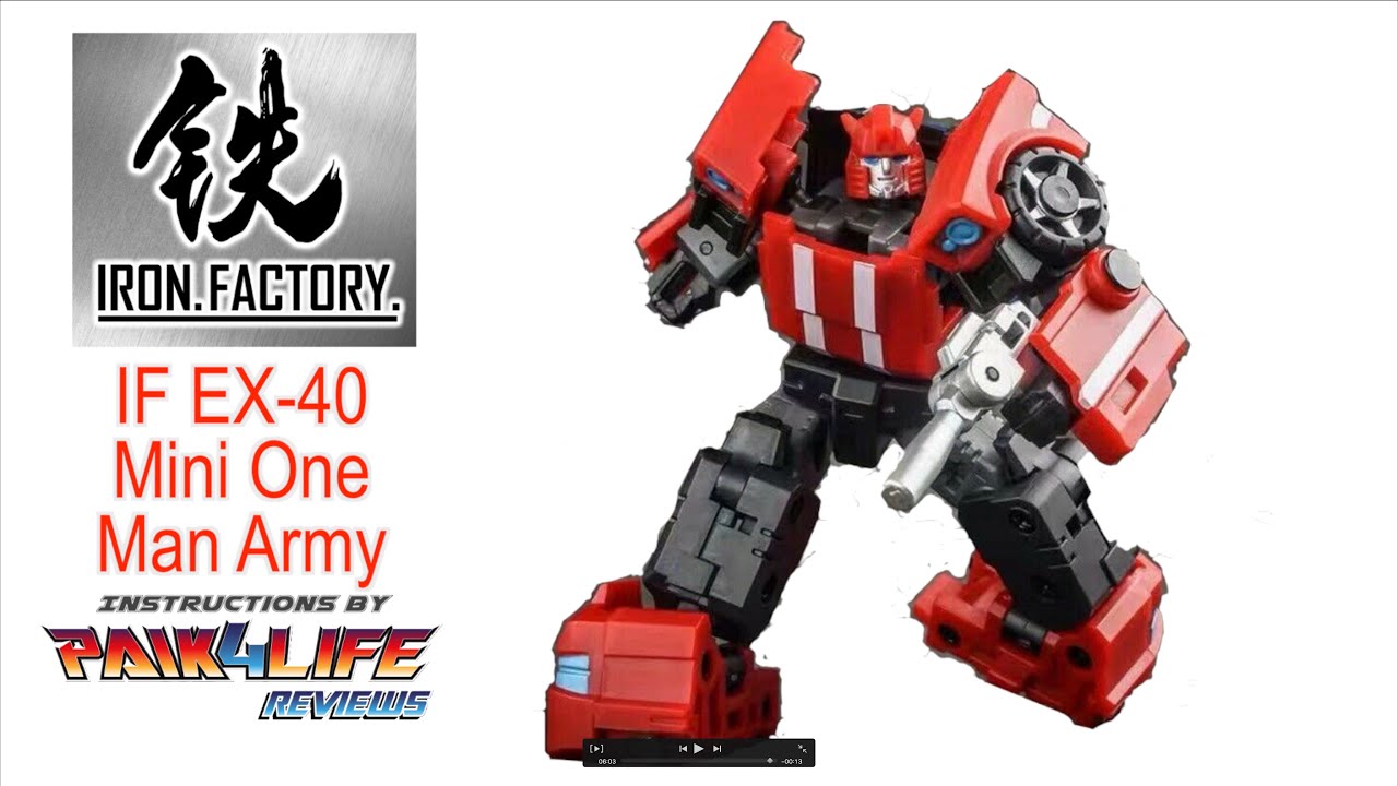 Iron Factory IF EX-40 Mini One Man Army Official Video Manual