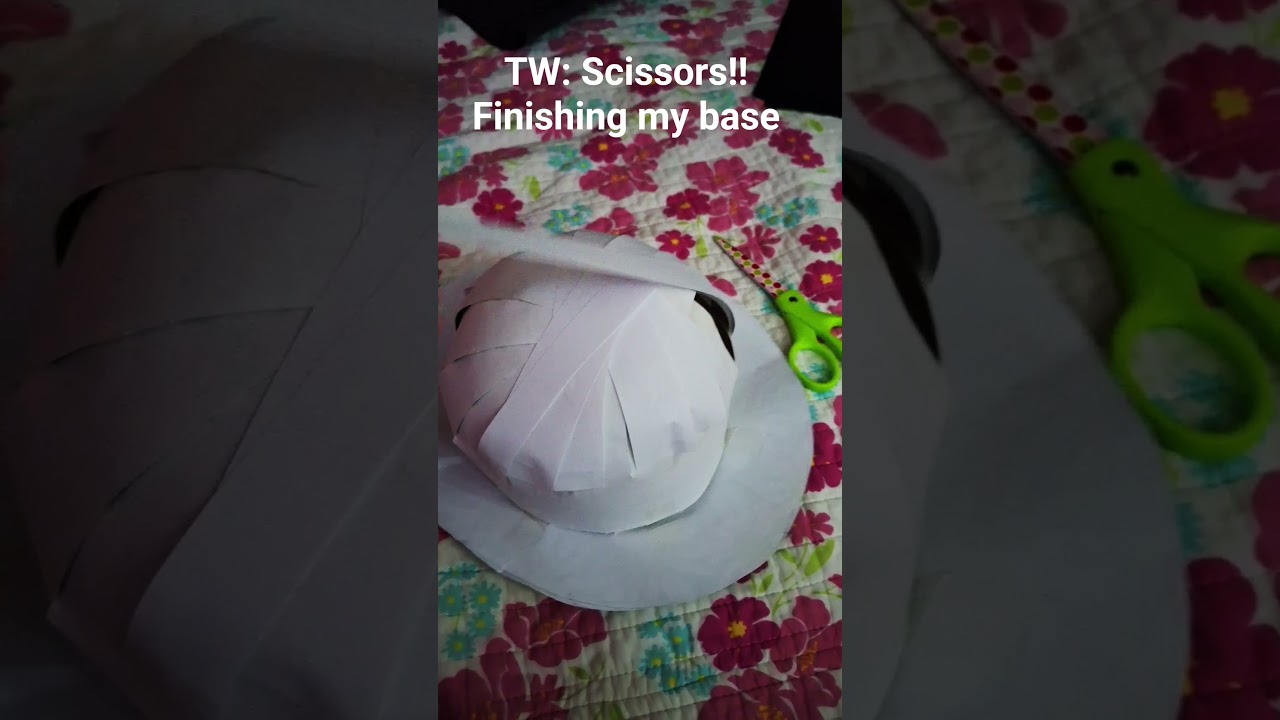 Come make Chuuys's Hat with me for an Art Grade lol #bungosd #chuuyanakahara #artmaking