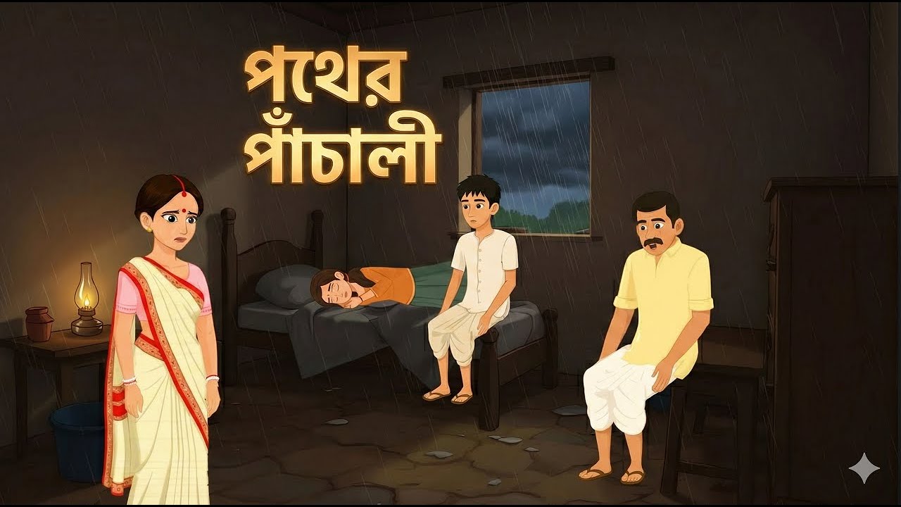 পথের পাঁচালী | Pather Panchali | বিভূতিভূষণ বন্দ্যোপাধ্যায় | Bangla Cartoon #banglacartoon