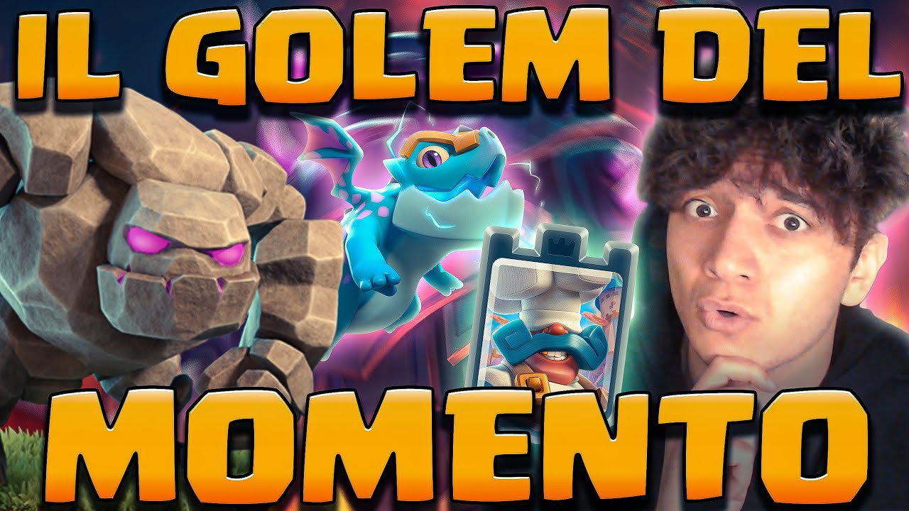 SONO L'ITALIANO PIÙ FORTE CON IL GOLEM!? SCALATA ALLE 3000🏅Clash Royale ITA