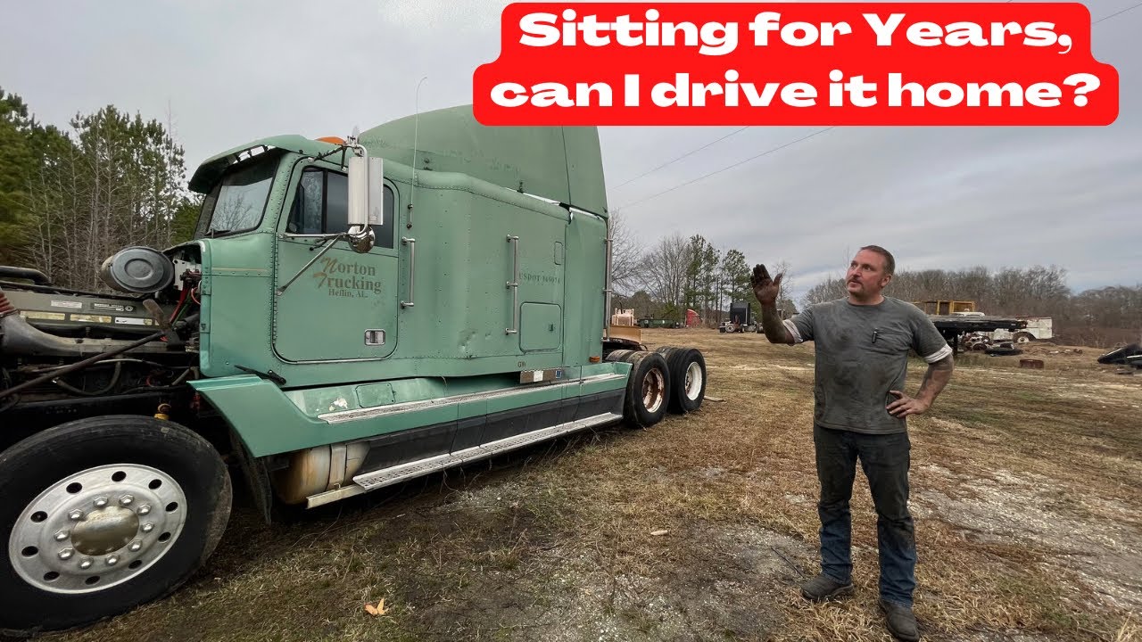 Freightliner FLD простаивает много лет. Сможем ли мы загнать его домой?
