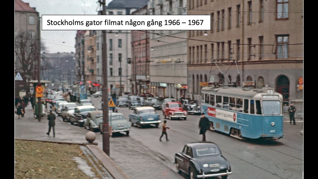 Stockholms gator 60 -talet.