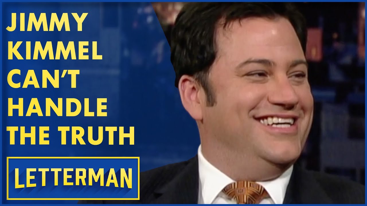 Jimmy Kimmel On The Art of Late-Night Lying | David Letterman
