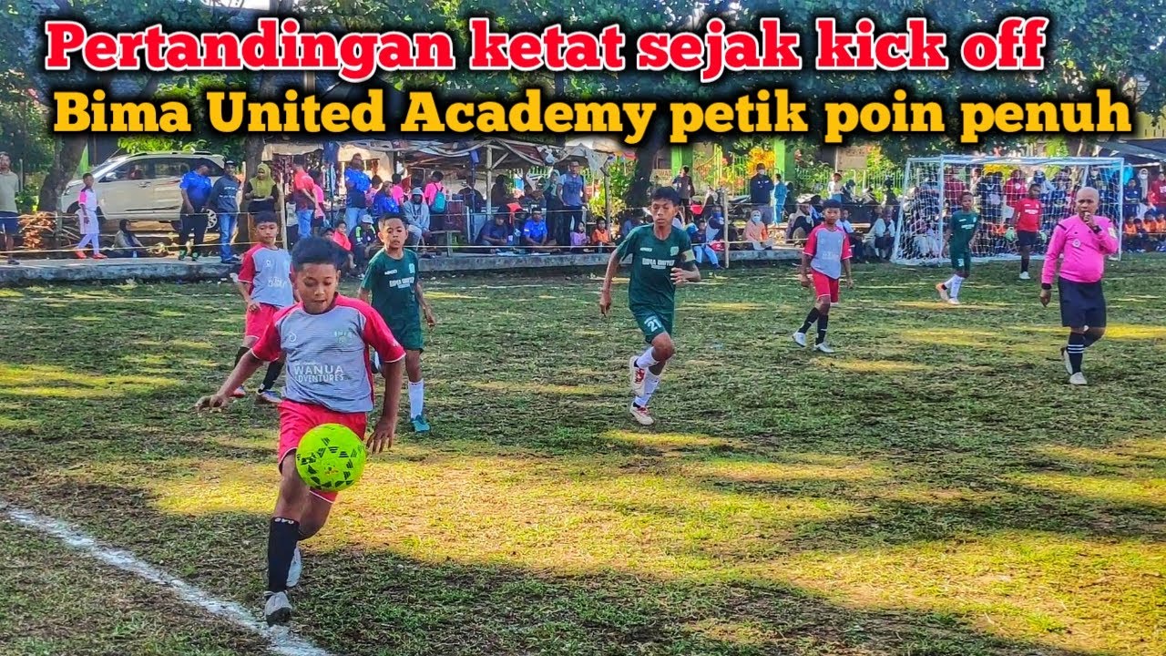 BIMA UNITED ACADEMY VS INFA MATARAM C - PARTAI PENYISIHAN GRUP G SKOR AKHIR 3-1.