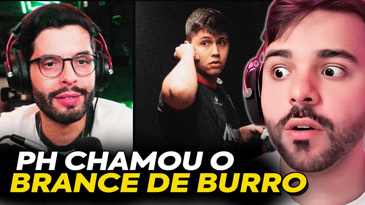 🚨 TRETA do PLAYHARD e BRANCE? MINERVA ASSISTE o VÍDEO do PH e COMENTA SOBRE