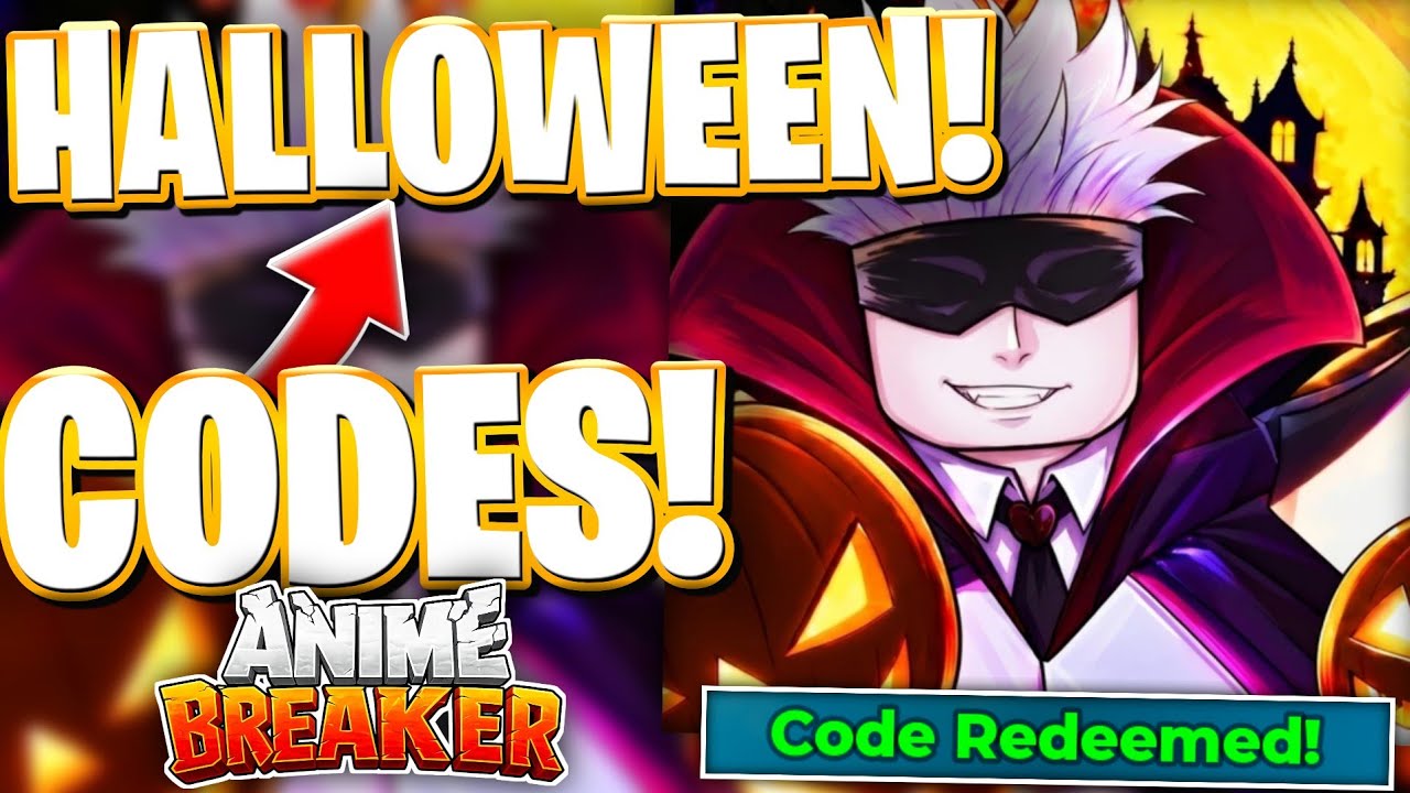 🍀ХЭЛЛОУИН! НОВЕЙШИЕ ХЭЛЛОУИНСКИЕ КОДЫ ОБНОВЛЕНИЯ 5 ДЛЯ ANIME BREAKER! КОДЫ ROBLOX ANIME BREAKER