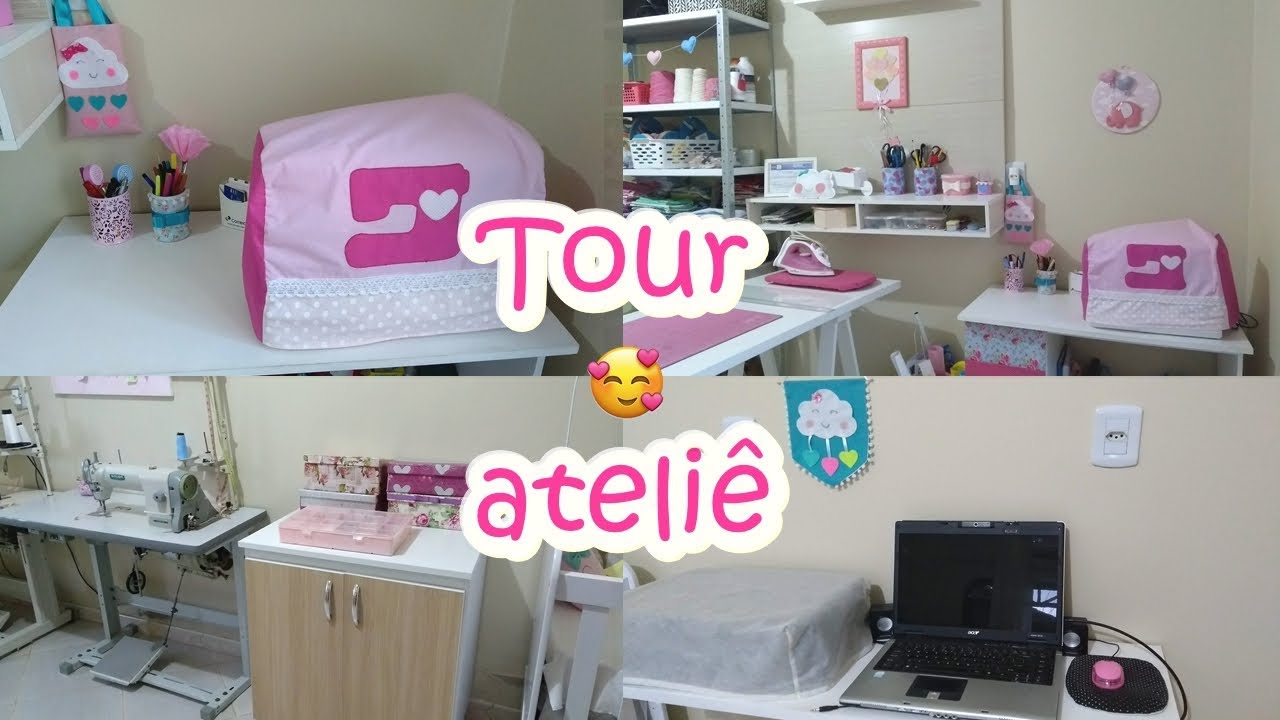 ❤️Ateliê de costura criativa | tour ❤️