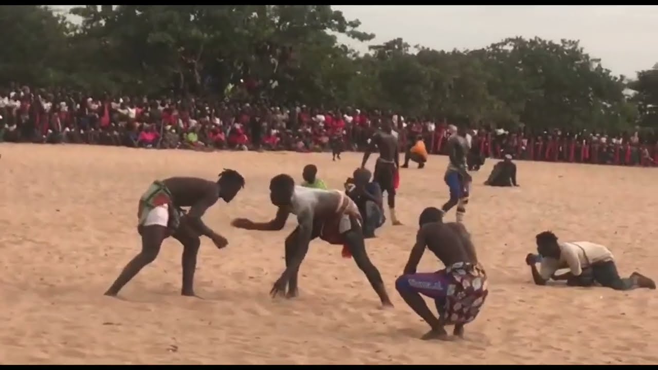 Lutte traditionnelle à Cabrousse Mossor le 31/12/2022