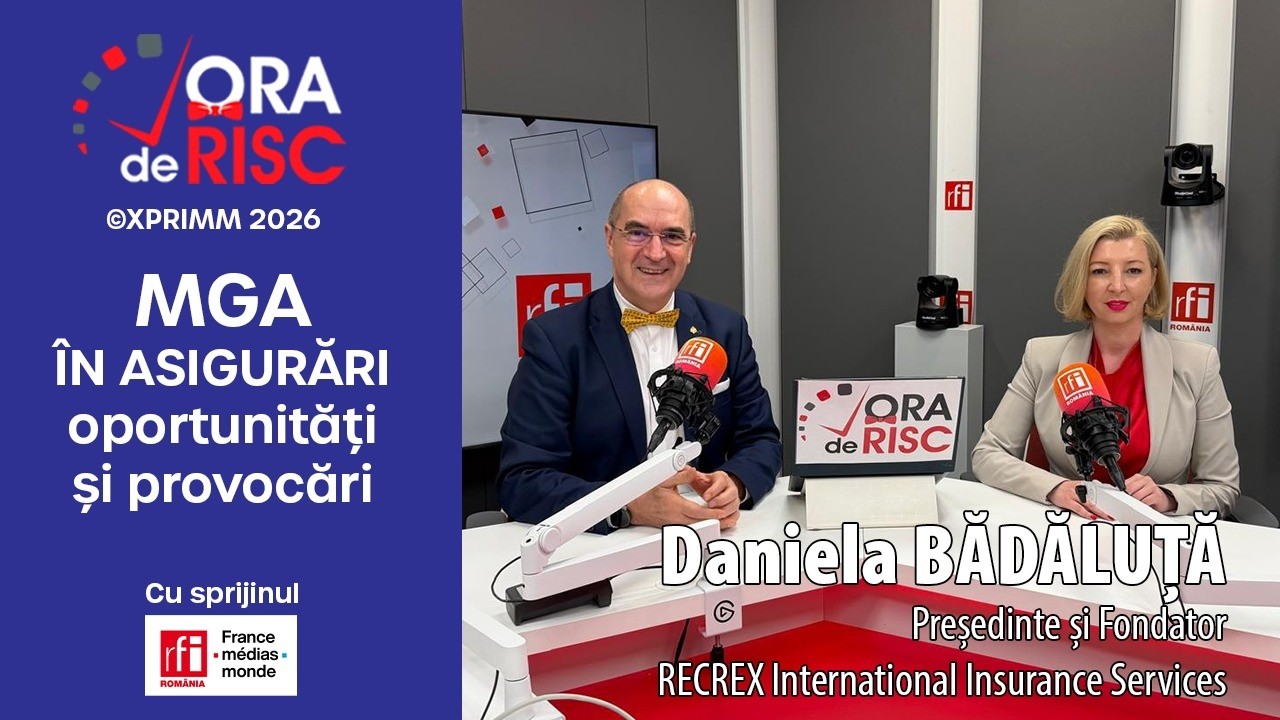 Daniela BADALUTA, RECREX Romania:  Rolul MGA in asigurari