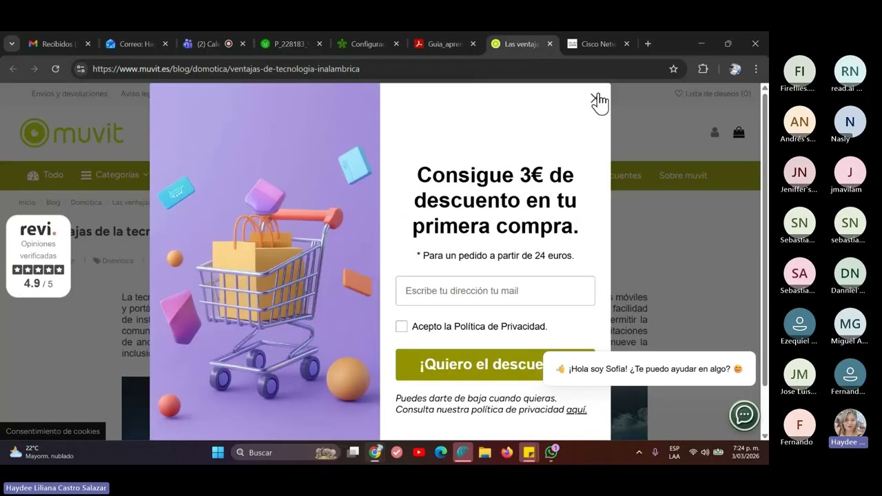 Gestión de dispositivos de red GA8